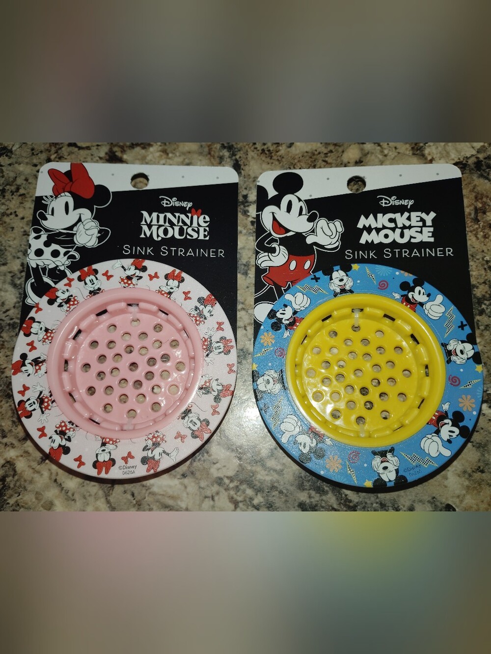 NWT Disney. Sink Strainers Mickey Minnie